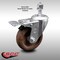 Service Caster 4 Inch SS High Temp Glass Filled Nylon 1/2 Inch Stem Caster with Total Lock Brake SCC-SSTSTTL20S414-GFNSHT-121315 - alternate 2